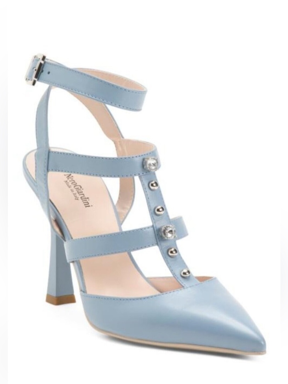 NEROGIARDINI Made In Italy Leather Court Heels